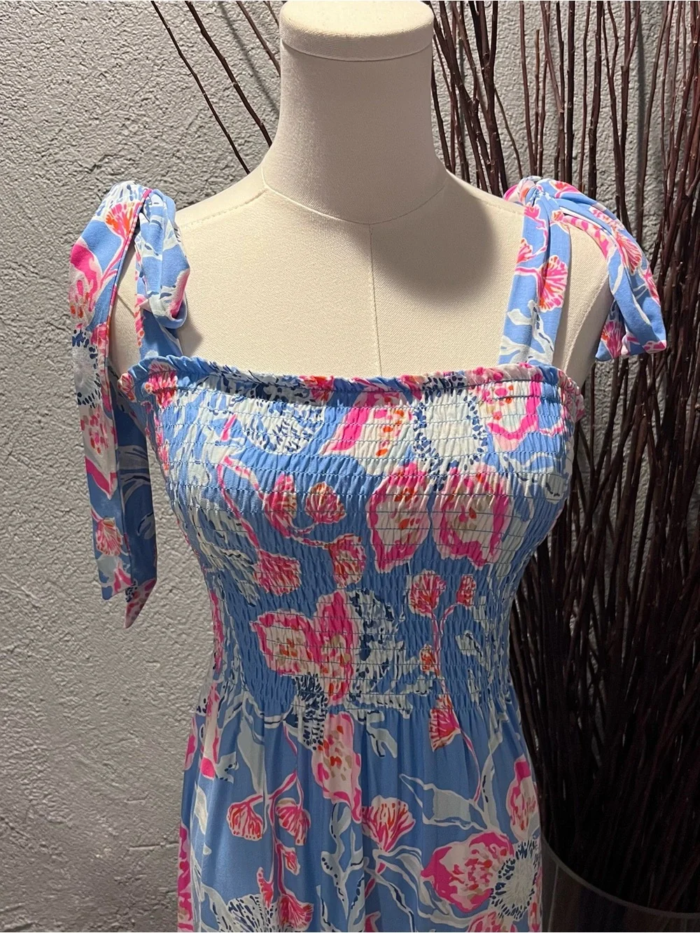 🌸NWT LILY PULITZER KAILUA SMOCKED MAXI DRESS SIZE SMALL🌸